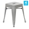 Flash Furniture 4  Inch Silver Metal Stool, PK4 ET-BT3503-18-SIL-GG - alternate 4
